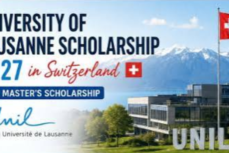 University of Lausanne (UNIL) Master’s Scholarship 2027/2028: CHF 1,600 Monthly Funding for International Students