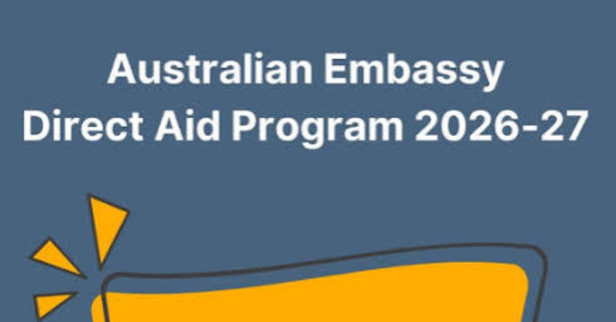Australian Embassy Direct Aid Program 2026–27