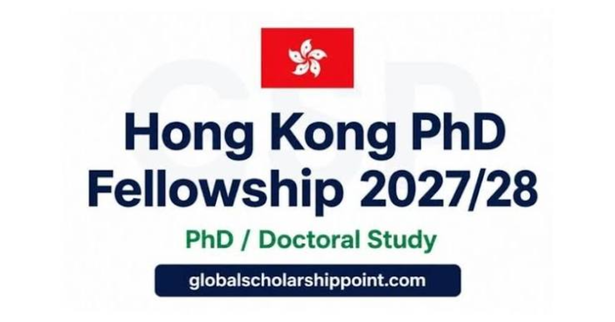 Hong Kong PhD Fellowship Scheme 2027–2028