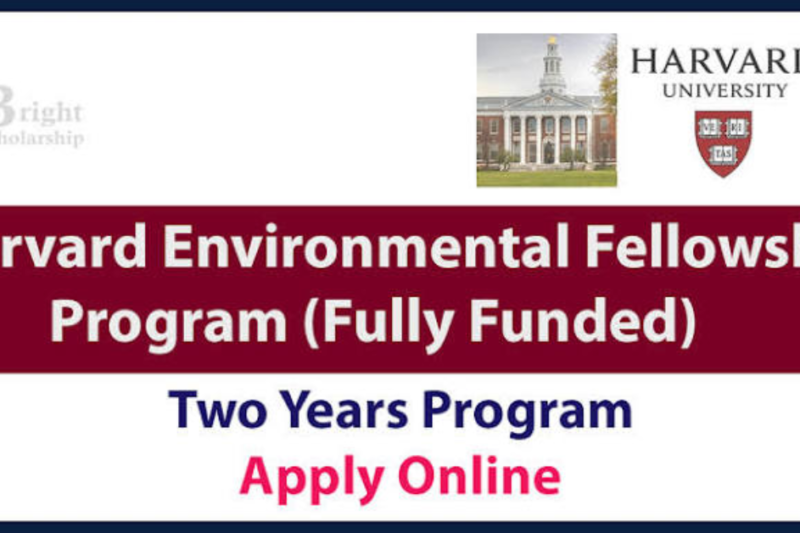 Harvard Environmental Fellows Program 2027 in the USA: $92,000 Annual Salary for International Researchers