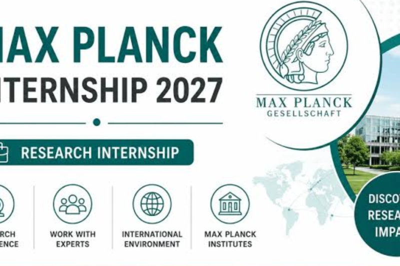 Max Planck Internship 2027 in Germany: Fully Funded Research Internships for International Students