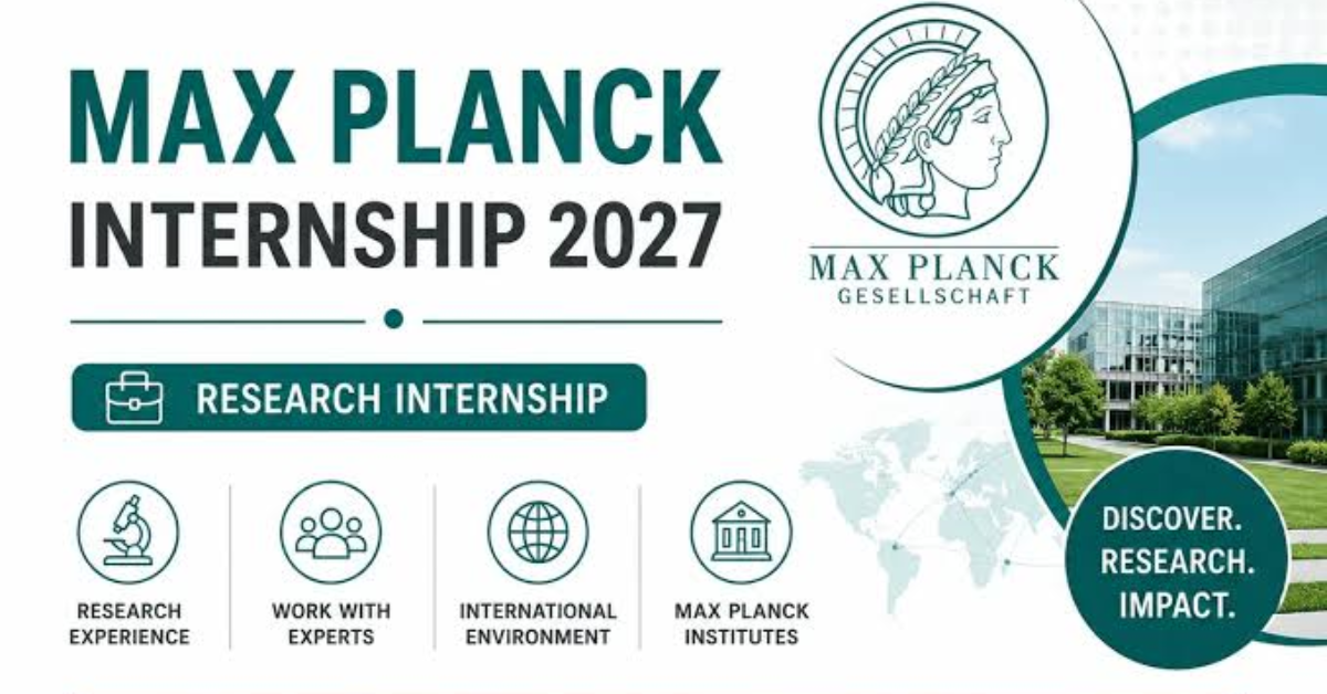 Max Planck Internship 2027 in Germany