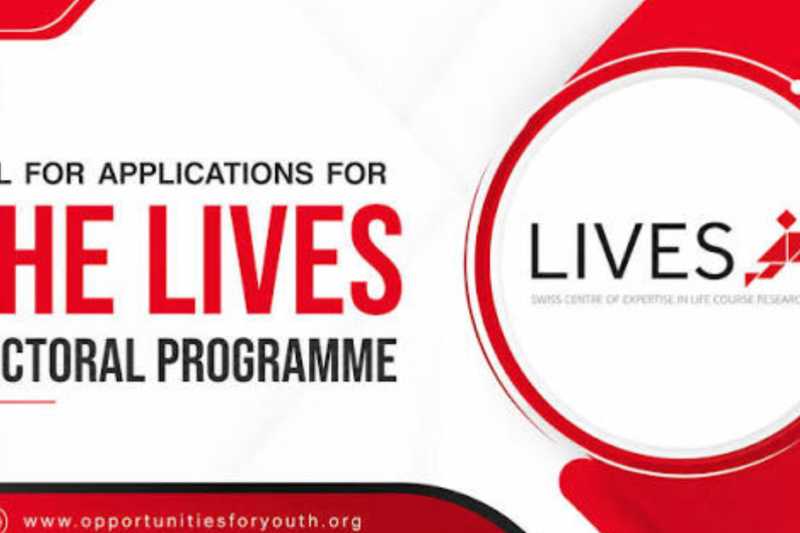 LIVES Doctoral Programme 2026–2029: PhD Training Opportunity for Early-Stage Researchers in Europe