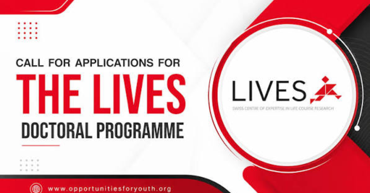 LIVES Doctoral Programme 2026–2029