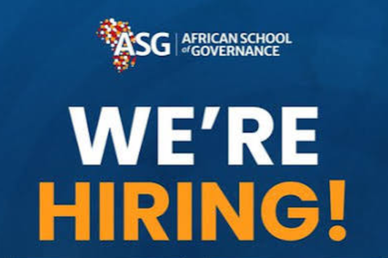 African School of Governance Teaching Assistant & Teaching Fellow Jobs 2026/27 (Kigali, Rwanda)