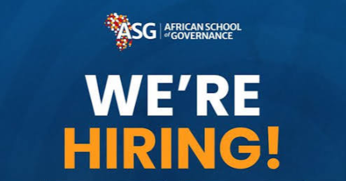 African School of Governance Teaching Assistant & Teaching Fellow Jobs 2026/27