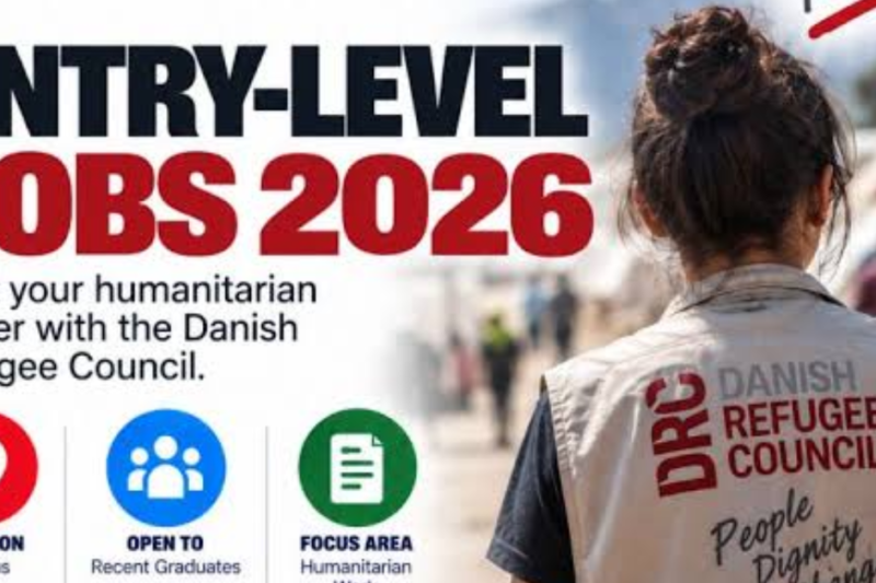 Danish Refugee Council Entry-Level Jobs 2026: Start Your Humanitarian Career