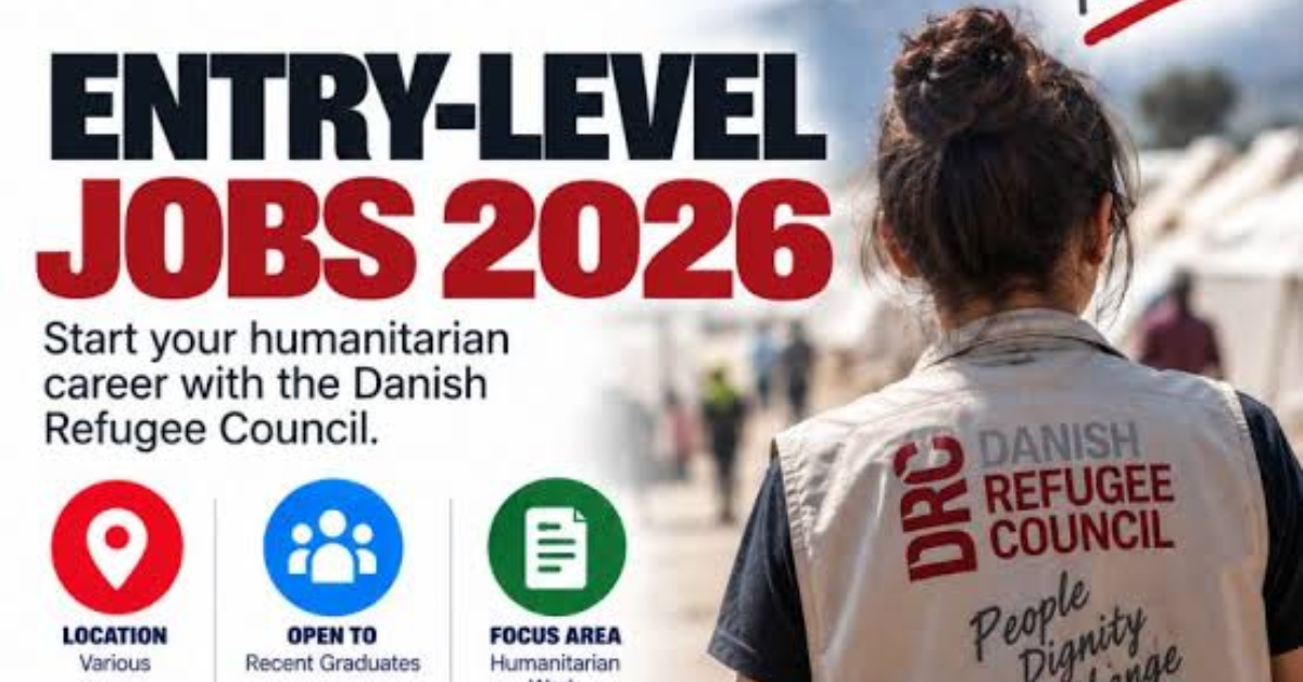 Danish Refugee Council Entry-Level Jobs 2026