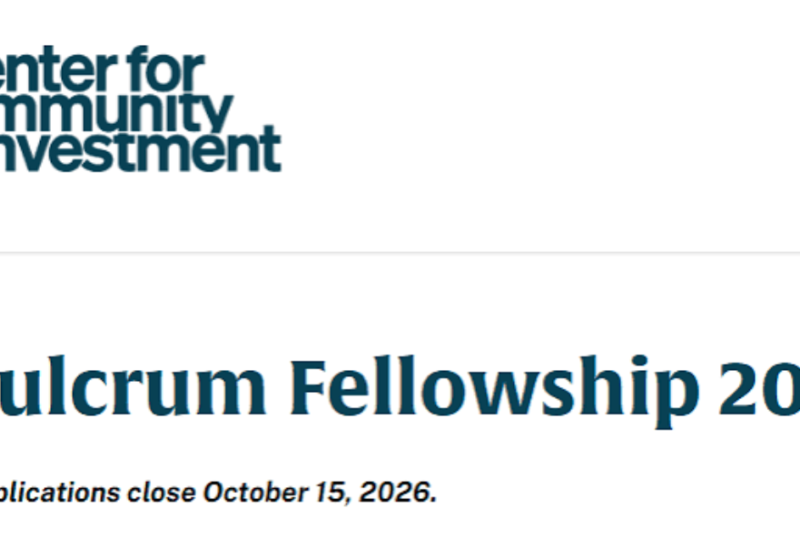 Fulcrum Fellowship 2026: Fully Funded 13-Month Leadership Fellowship for Community Investment Leaders