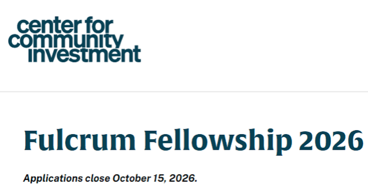 Fulcrum Fellowship 2026