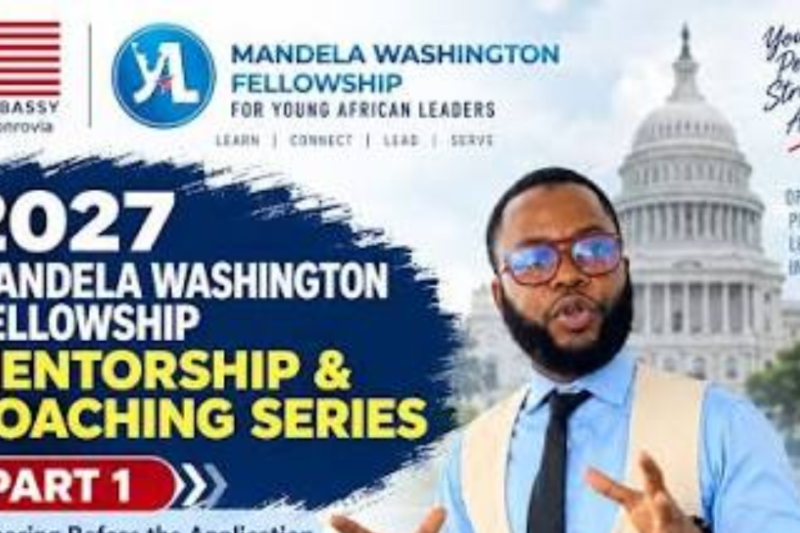 Mandela Washington Fellowship 2027: Fully Funded U.S. Leadership Programme for Young African Leaders