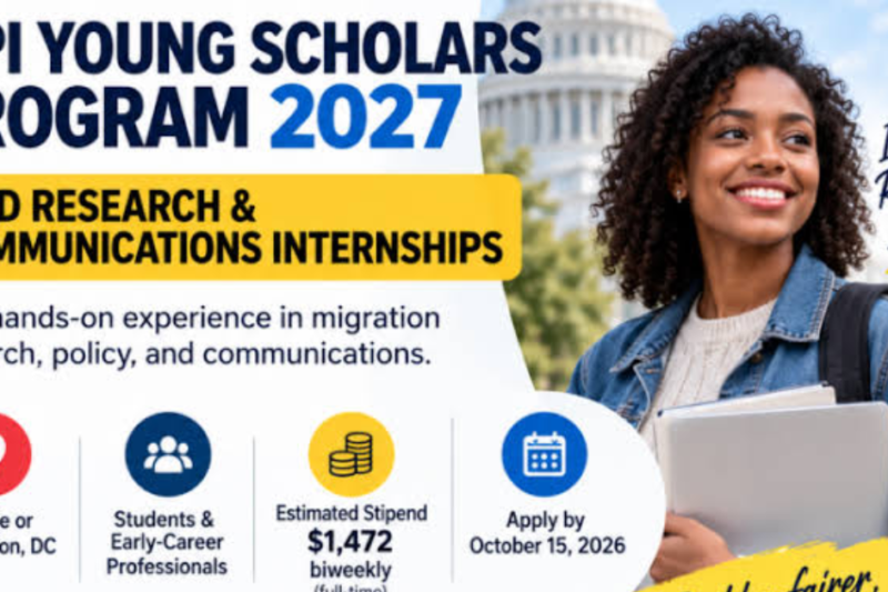 MPI Young Scholars Program 2027: Paid Research and Communications Internships