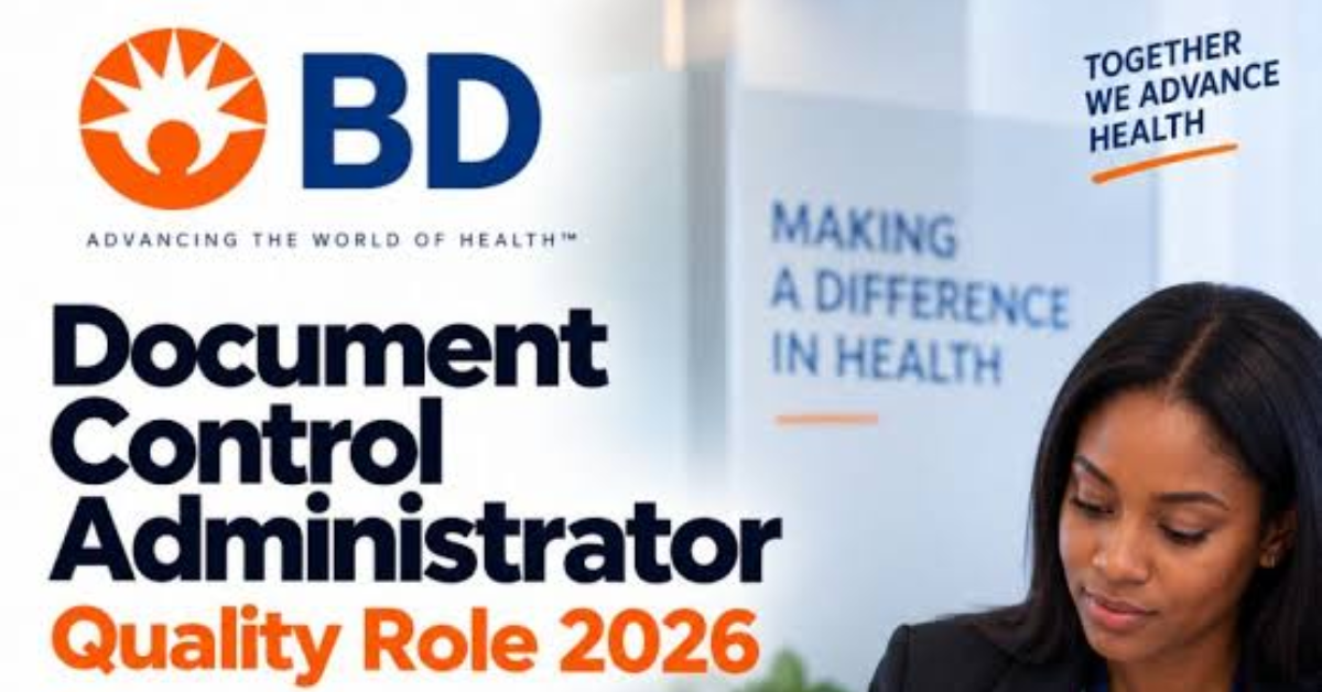 BD Document Control Administrator Job 2026