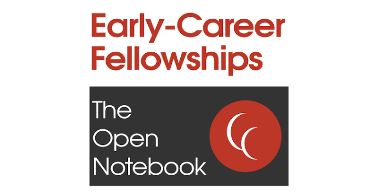 Open Notebook Early-Career Fellowship 2027