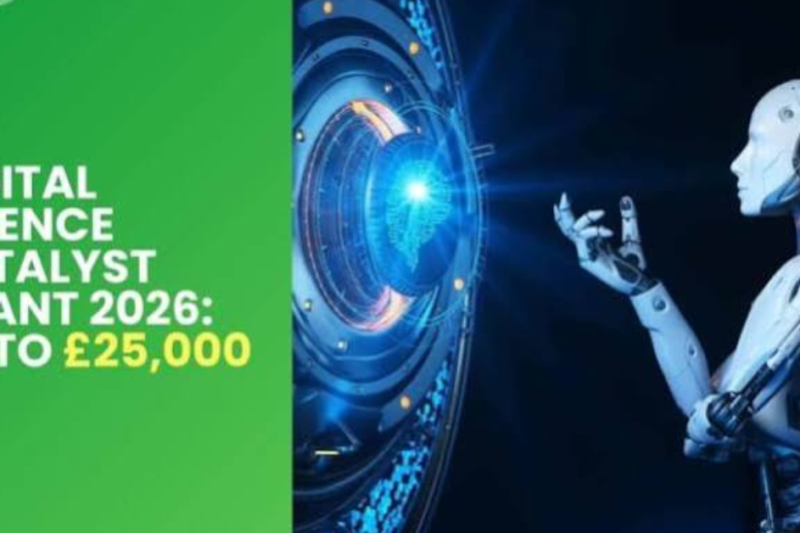 Digital Science Catalyst Grant 2026: Up to £25,000 for Research Innovation – Apply by October 5