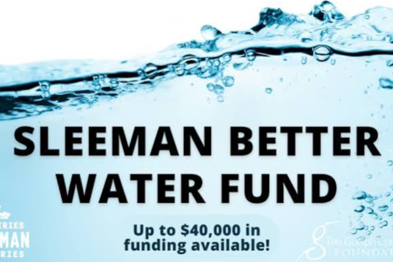 Sleeman Better Water Fund 2026: Up to $40,000 in Funding – Apply by October 19