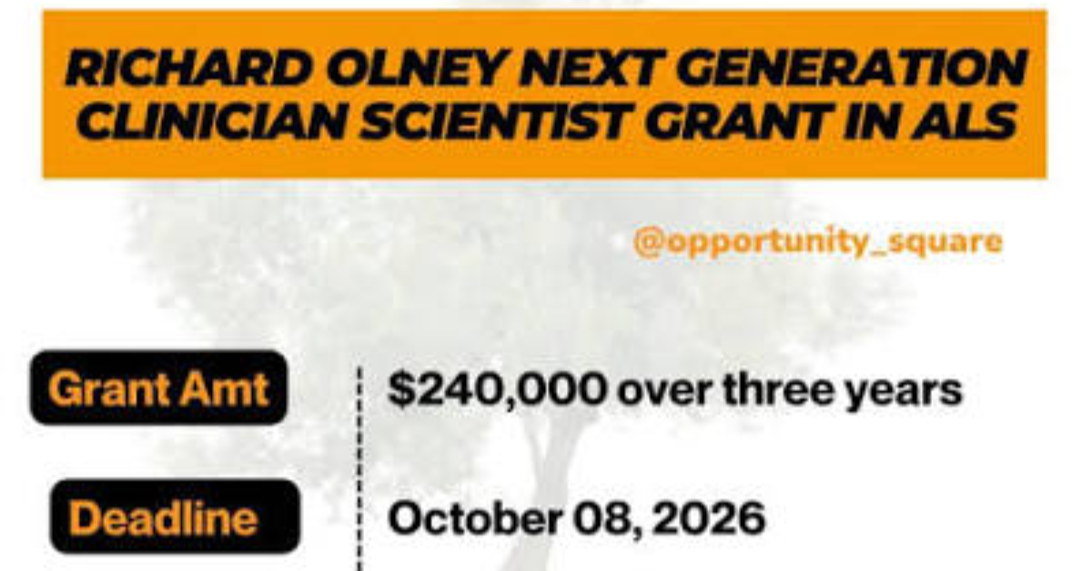 Olney Next Generation Clinician Scientist Grant 2026