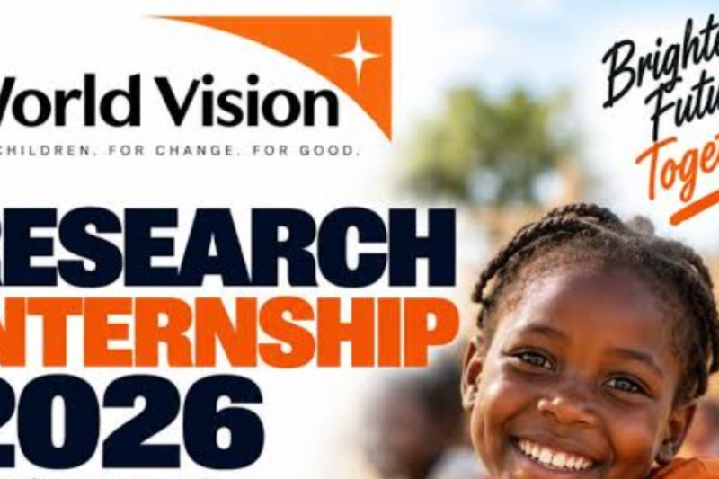 World Vision Nutrition Research Internship 2026: Apply for a Research Opportunity with World Vision