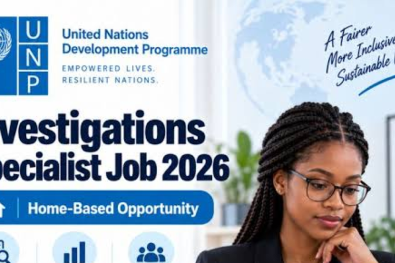 UNDP Investigations Specialist Job 2026: Home-Based Opportunity