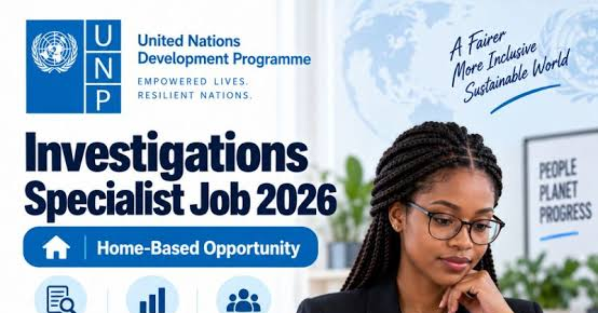 UNDP Investigations Specialist Job 2026