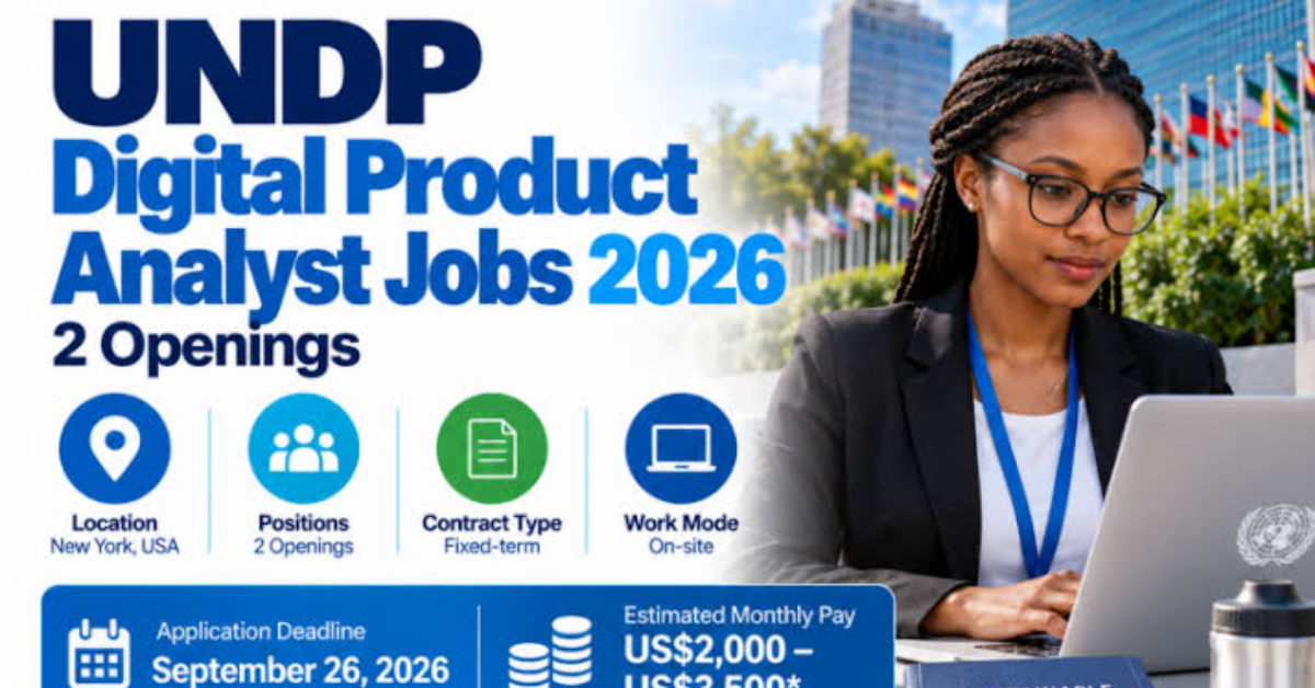 UNDP Digital Product Analyst Jobs 2026