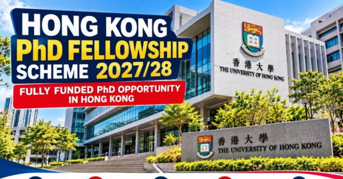 Hong Kong PhD Fellowship Scheme 2027–28 at Lingnan University