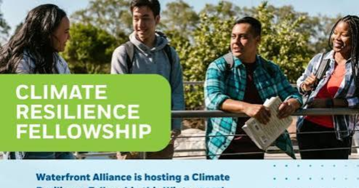 Apply for the Climate Resilience Fellowship 2027