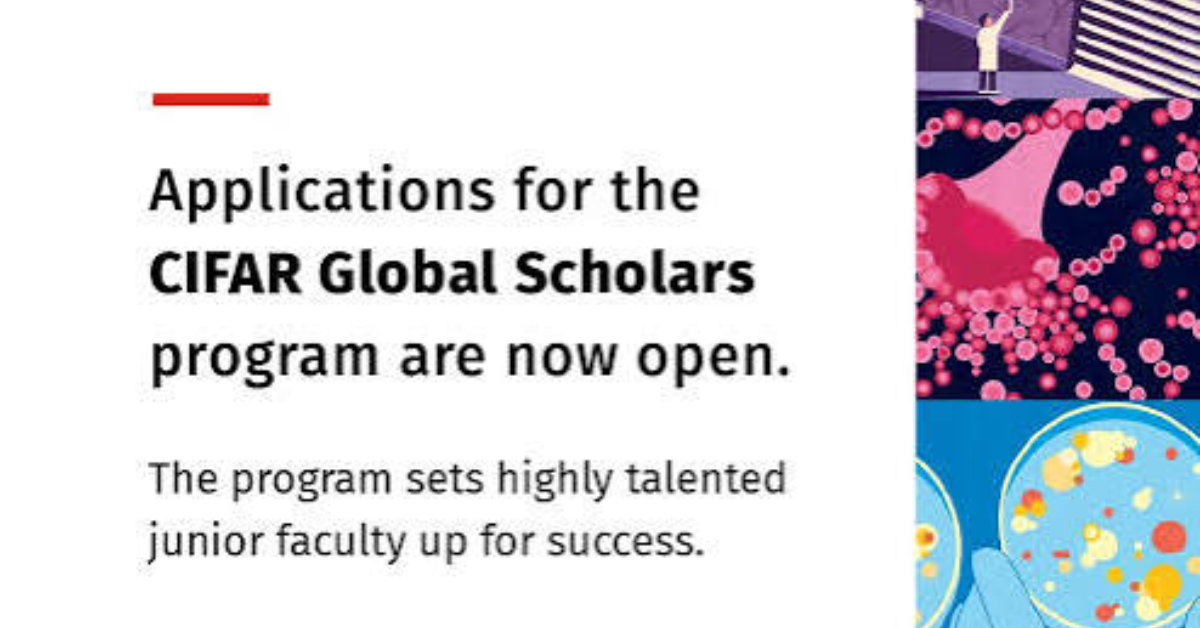 CIFAR Global Scholars Program 2027–2029