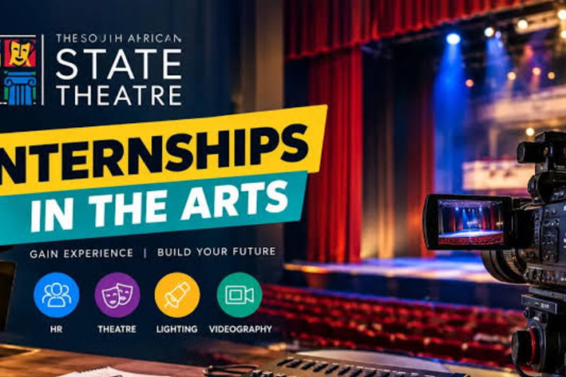South African State Theatre (SAST) Videographer Internship 2026: Apply for a 12-Month Creative Opportunity (Monthly Stipend)