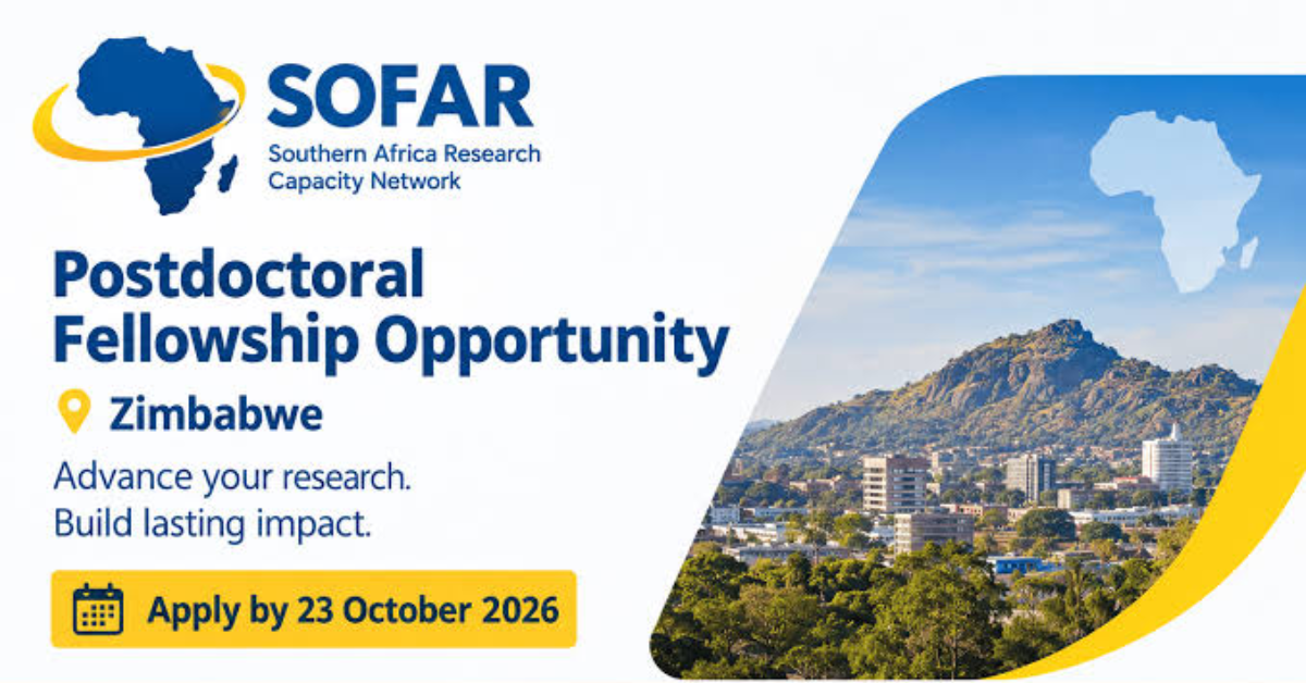 SOFAR Postdoctoral Fellowship in Zimbabwe 2026