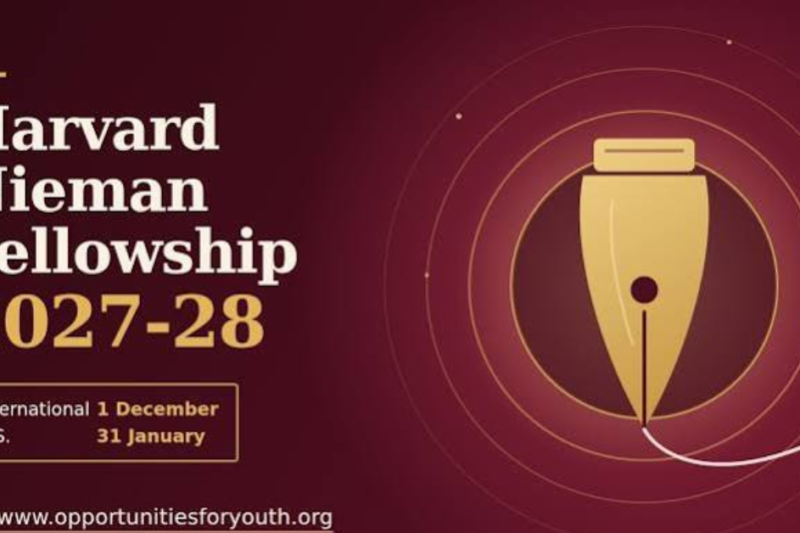 Harvard Nieman-Berkman Klein Fellowship 2027: International Journalists Can Apply for a Fully Funded Year of Research and Innovation