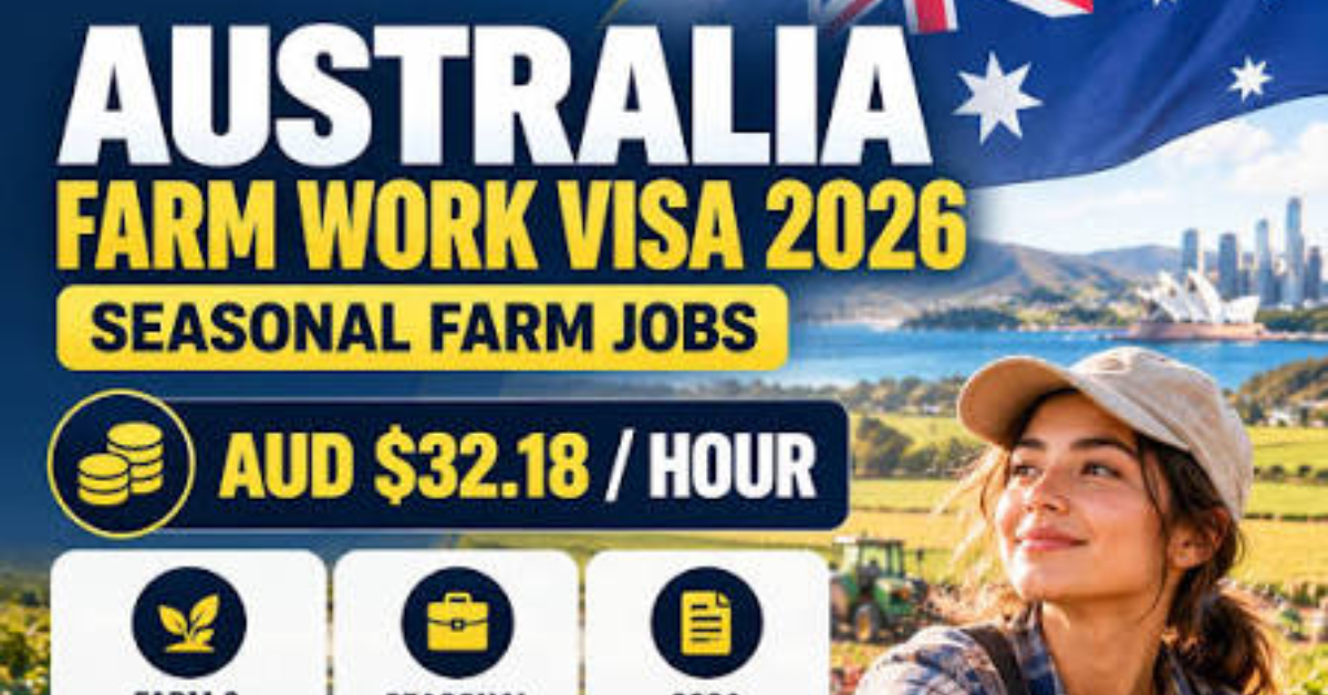 Farm Worker Job in Australia 2026 (Visa Sponsorship)