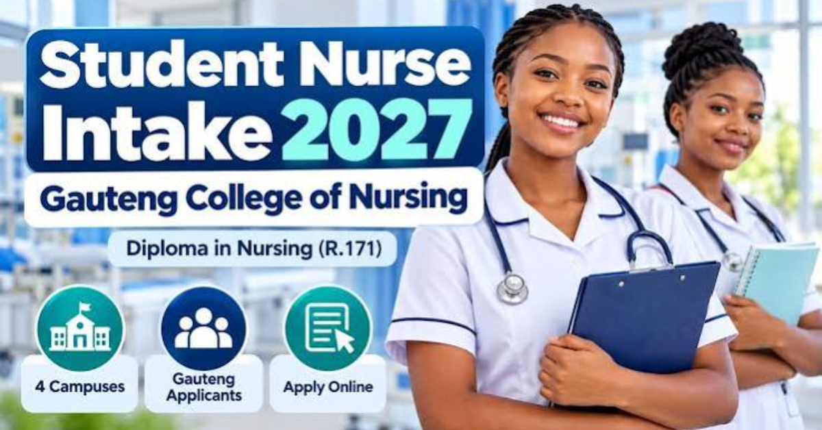 Gauteng College of Nursing: Nurse Traineeship Programme - Intake 2027