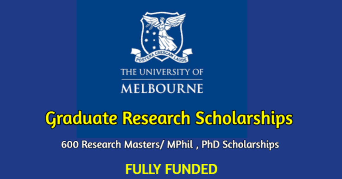 University of Melbourne Graduate Research Scholarships 2027