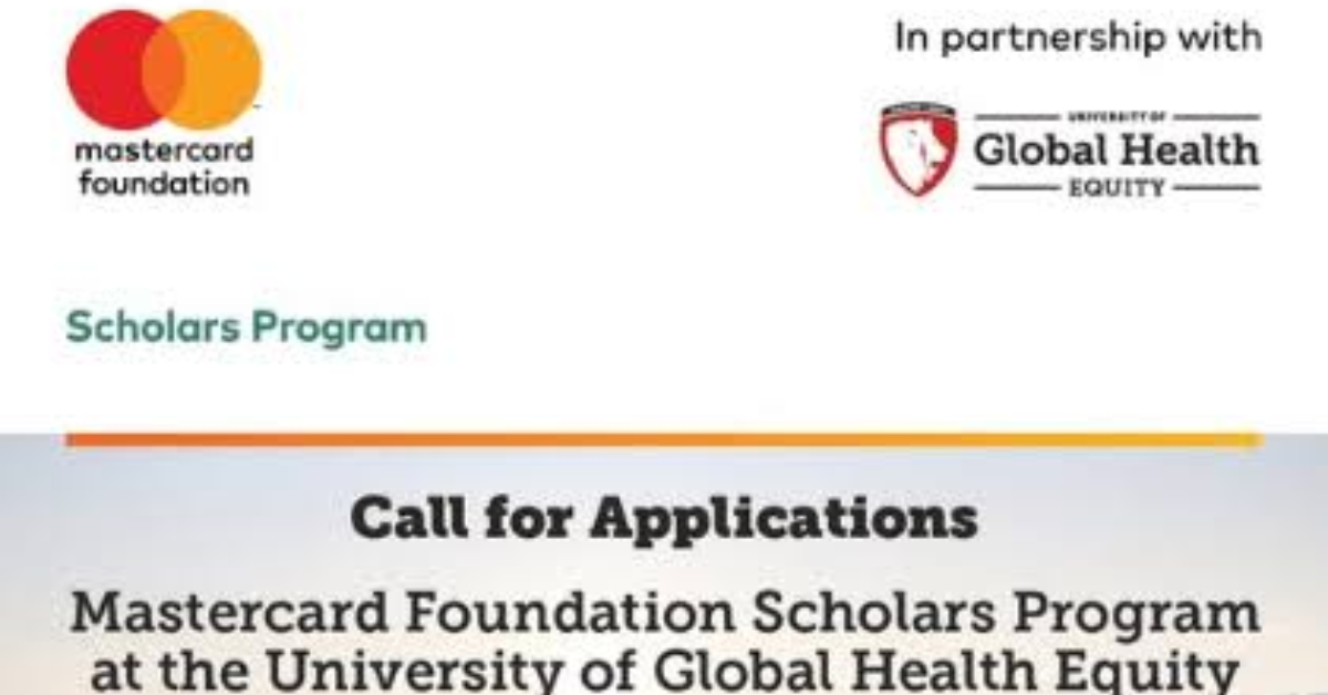 Fully Funded Mastercard Foundation Scholarship 2026 at the University of Global Health Equity (UGHE)