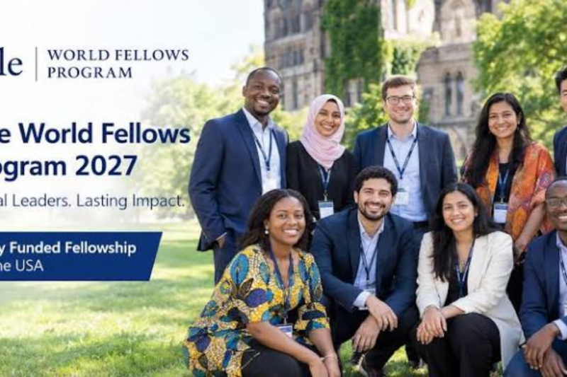 Applications are now open for the Yale World Fellows Program 2027: Fully Funded Global Leadership Fellowship at Yale University