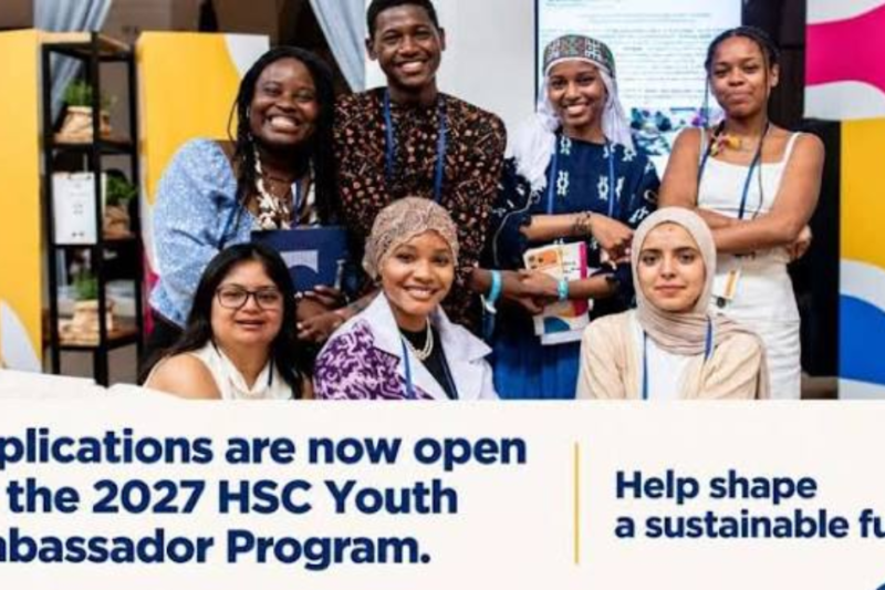 HSC Youth Ambassador Program 2027 – Fully Funded Opportunity for Global South Youth
