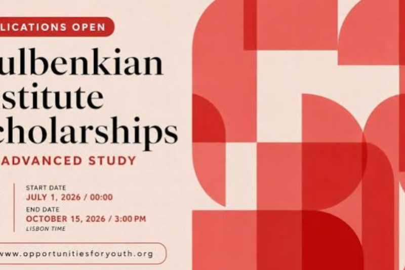 Gulbenkian Institute for Advanced Study (GIAS) Opens Applications for 2027/28 Fellowship Programme