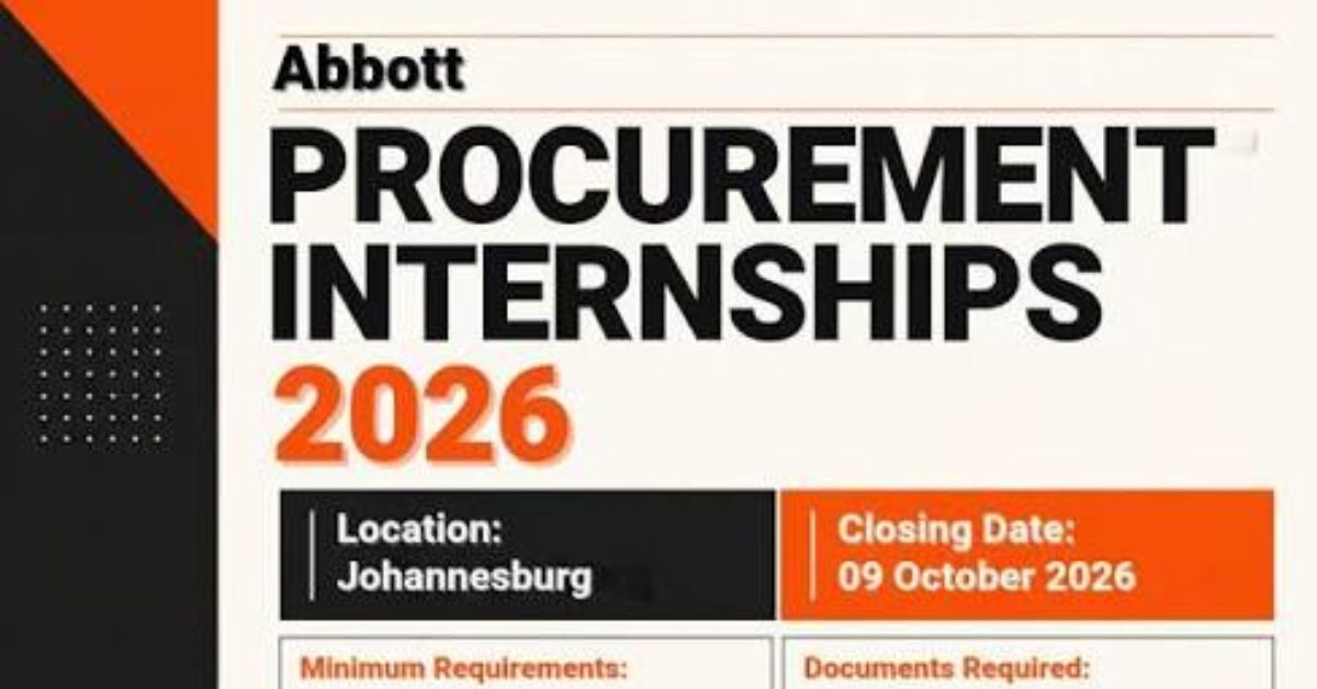 Abbott Procurement Internship in Johannesburg 2026