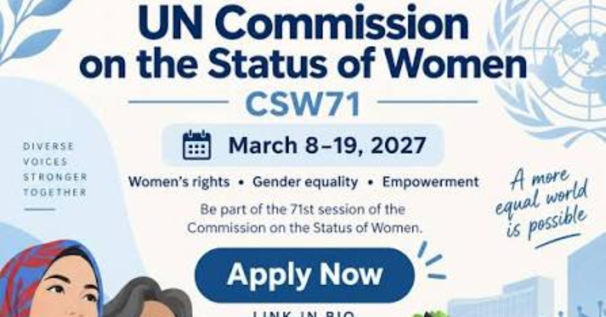 CSW71 SAEF Delegate Application 2027