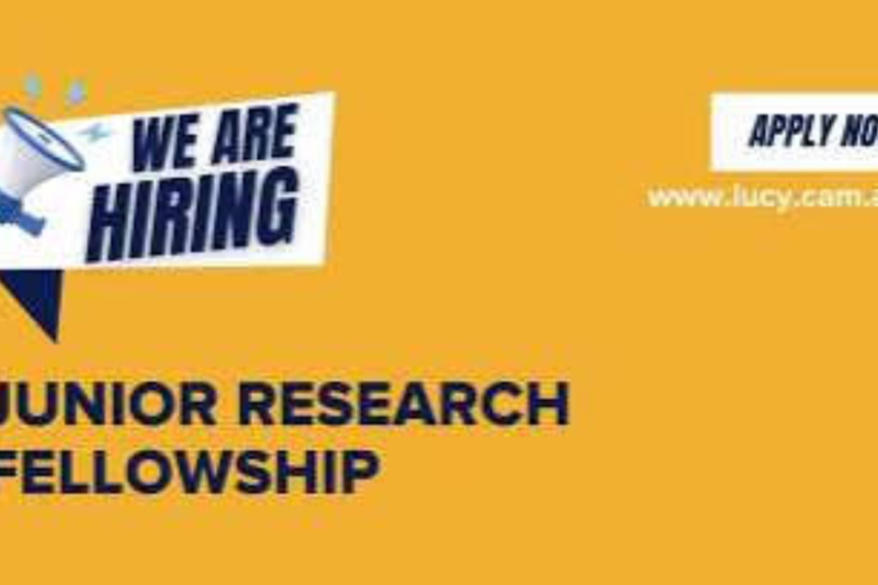 Lucy Cavendish College at the University of Cambridge Junior Research Fellowship 2027: £36,498 Salary + £4,500 Research Allowance for Early Career Researchers