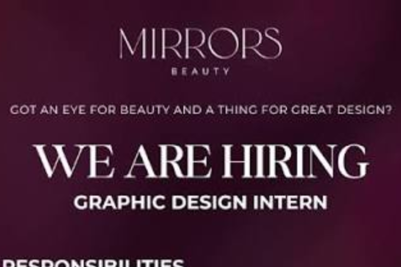 Graphic Design Intern at Mirrors Beauty