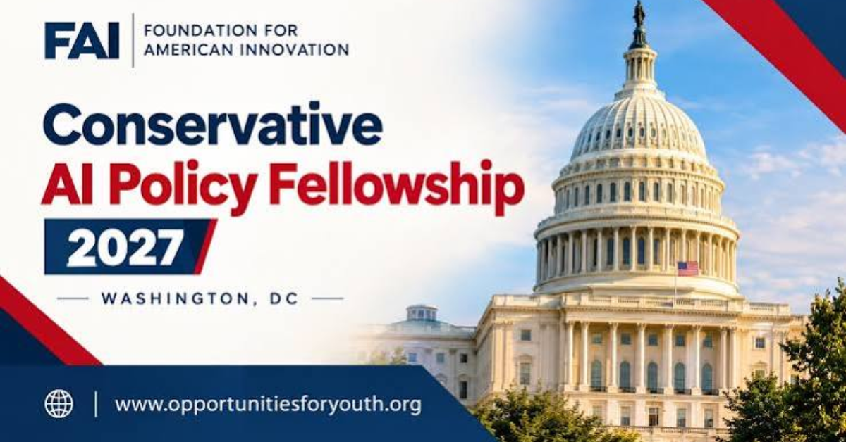 Check Out the Conservative AI Policy Fellowship 2027