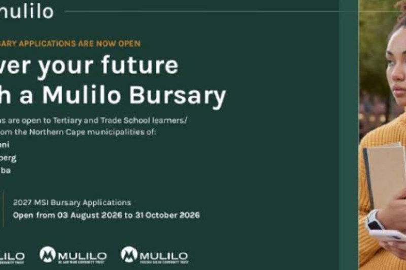 2027 Mulilo Bursary Applications Now Open