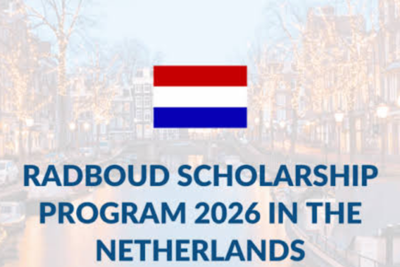 Applications are now open for the 2027/28 Radboud Scholarships for outstanding International students to study in the Netherlands