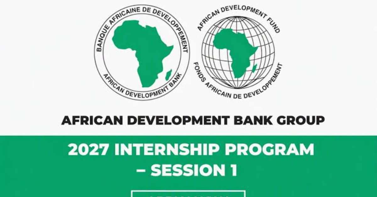 African Development Bank Internship 2027 is now open