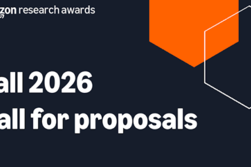 Amazon Research Awards 2026 – Fall Call for Proposals