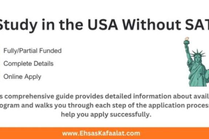 Study in the USA Without SAT 2027–28: Top SAT or ACT Test-Optional Universities for International Students