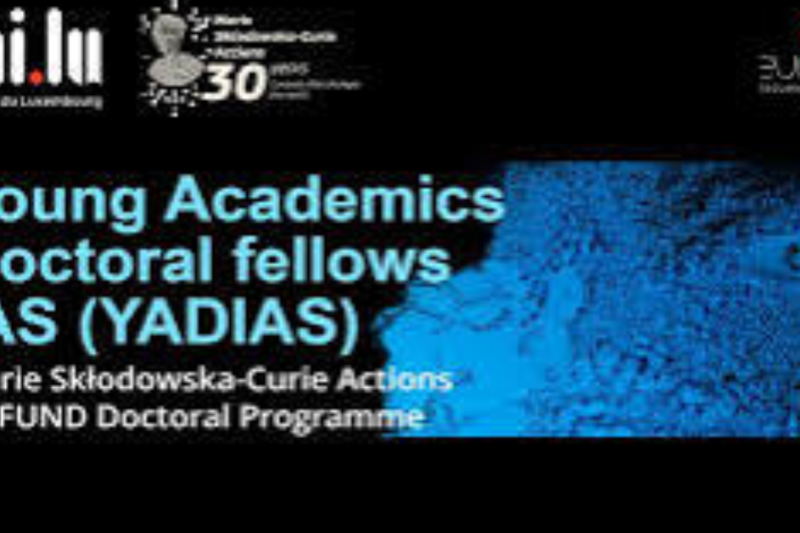 YADIAS Doctoral Fellowships 2026 at the University of Luxembourg